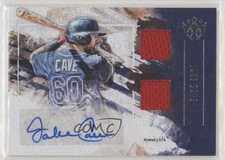 2019 Panini Diamond Kings DK Material Signatures Jake Cave #DMS-JC Auto 7m3