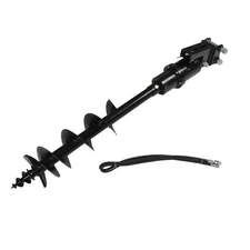 150mm Hydraulic Auger Drill For 1-2 Tons Chinese Mini Excavators Attachments