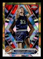 2023-24 Topps Chrome Sapphire Christian Laettner /50 Gold #36 Timberwolves