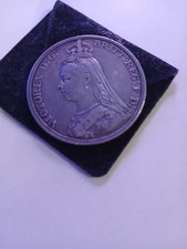 1889 Queen Victoria Crown Coin - Victoria Era (1837-1901) Uncertified Ungraded