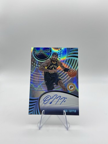 2024-25 Panini Revolution NBA Obi Toppin Infinite ON CARD AUTO 1/25 JERSEY MATCH
