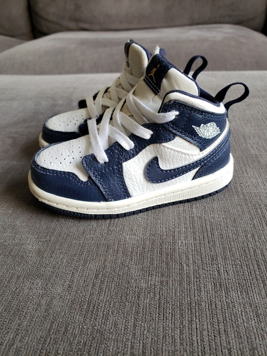 【新品】NIKE TD Air Jordan 1 Retro High OG Jordan 1 Retro High OG (TD) Toddler Size 6C Shoes Navy-White