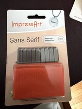 impress art lowercase metal stamps x 3 sets