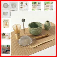 Matcha Whisk Set, 7 Pcs Matcha Kit with Spouted Bowl, Sifter and Whisk Holder...