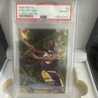 1996-97 Fleer Metal - Cyber-Metal Kobe Bryant #5 (RC) PSA 8!!! 🔥💯🐐