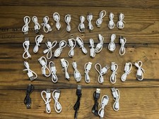 Lot of 37 Short Micro USB Charging Cable Cord USB to Micro