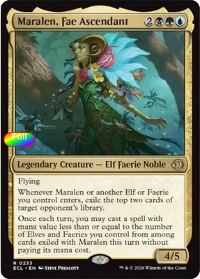 Foil Maralen, Fae Ascendant - 233 - NM - Lorwyn Eclipsed