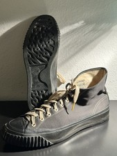 Vintage 1940s Converse Chuck Taylor Made in usa 9.5us MilitaryStencil VeryRare  