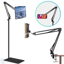 Image of 360° Adjustable Floor Stand for Tablet Phone Overhead Desk Phone Mount Tripod