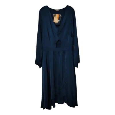 H & M High-Low Dark Green Cocktail Date Night Party Dress, Size 20