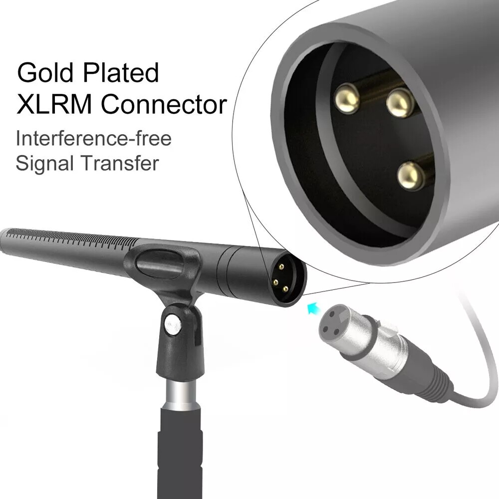 SYNCO Mic-D2 Hyper-Cardioid Condenser Shotgun Microphone For