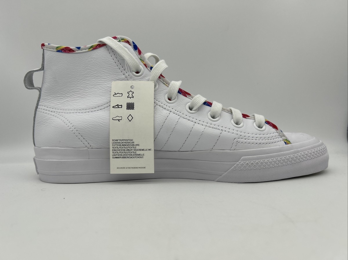 Adidas Originals Nizza Shoes High Top Sneakers Mens 8.5