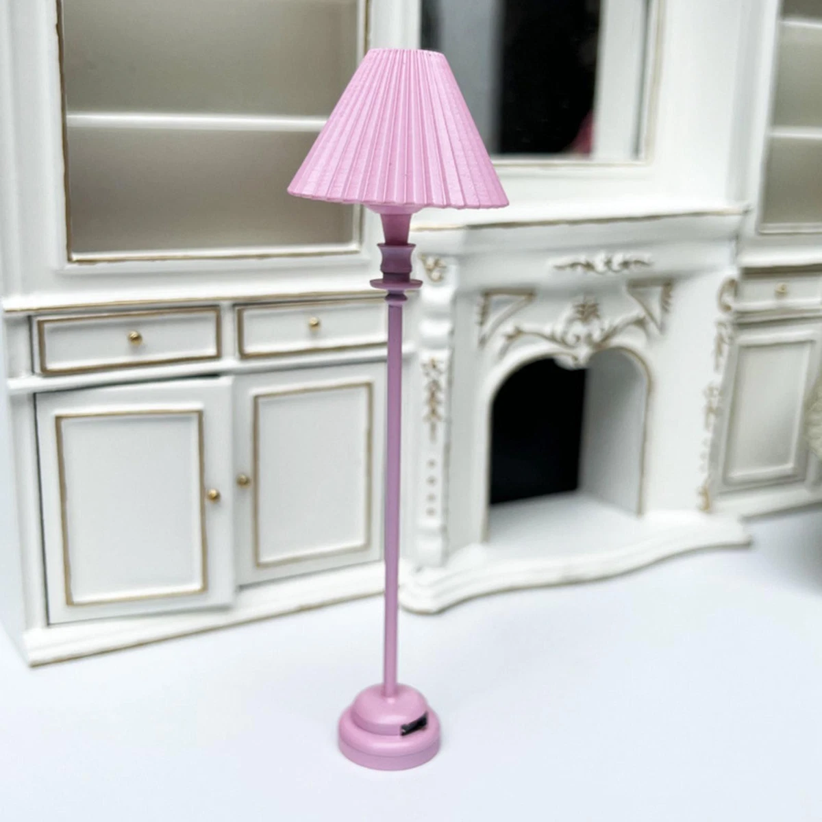 1 12 Miniature Dollhouse Floor Lamp Elegant for Dolls House Study
