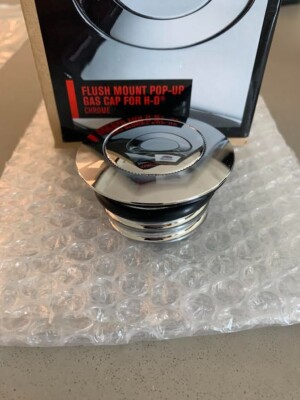 Kuryakyn Flush Mount Pop-Up Gas Caps Chrome 7178