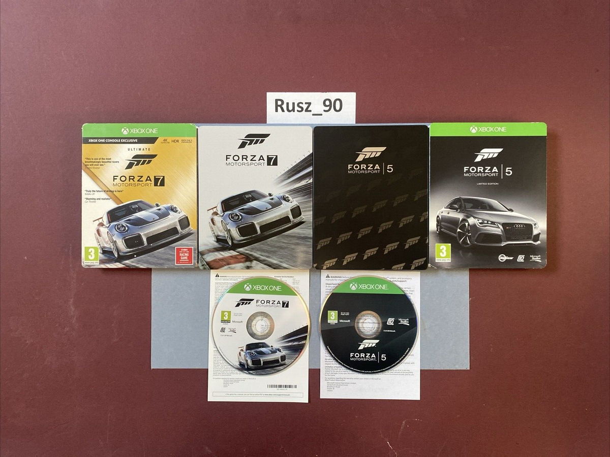 Forza Motorsport 5 & 7 Xbox One & Series X Ultimate Steelbook