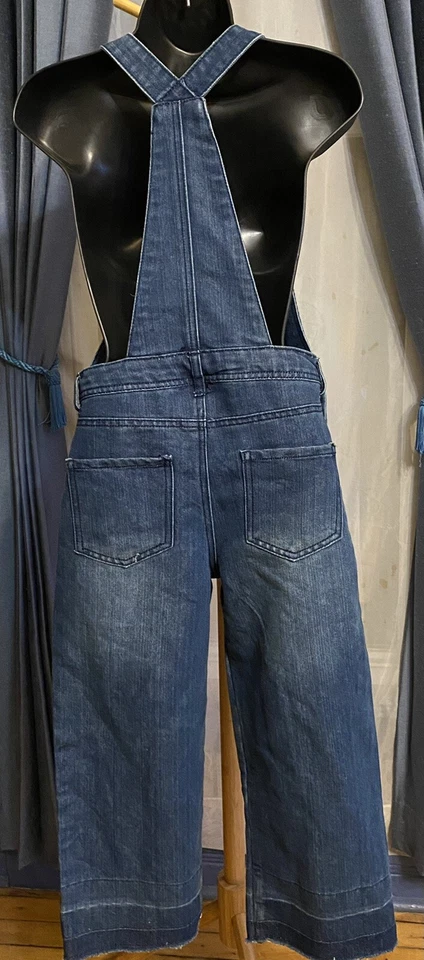 Women Junior Epic Thread Adjustable Strap Denim Overalls Casual Vibe Size 12 - Image 2 of 4