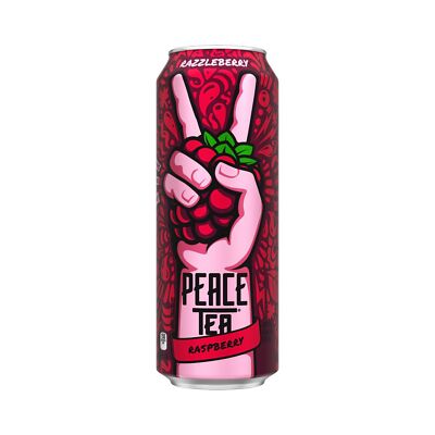 12 Cans of Peace Tea Razzleberry Raspberry Iced Tea 695 ml Each