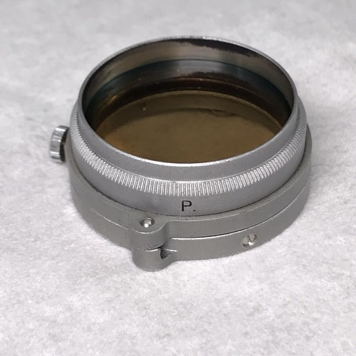 EARLY Leica Polarizing P Filter FISUMMI A36 Swing Out for Elmar 3.5cm & 5cm - Picture 4 of 12