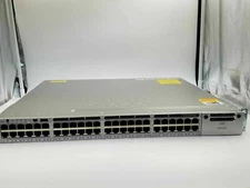 Cisco WS-C3850-48P-L  48 Ports Managed Network Switch w/ Lan baseSERVICE LICENSE