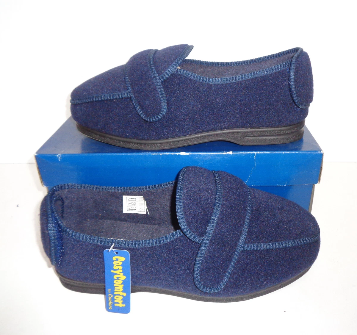 Mens slippers in wide sizes sale