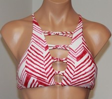 New Raisins Swimsuit Bikini Bra Top Size S Newport High Neck Bra