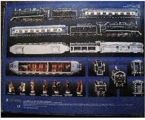 NEW Wrebbit Puzz 3D Puzzle Foam 4 Foot Long Orient Express Train - 769 PCS -RARE - Image 3 of 4