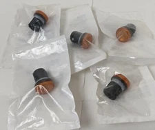 5pcs Siemens Indicator Light Lens 22mm Amber Round Smooth 3SU1001-6AA00-0AA0 NEW