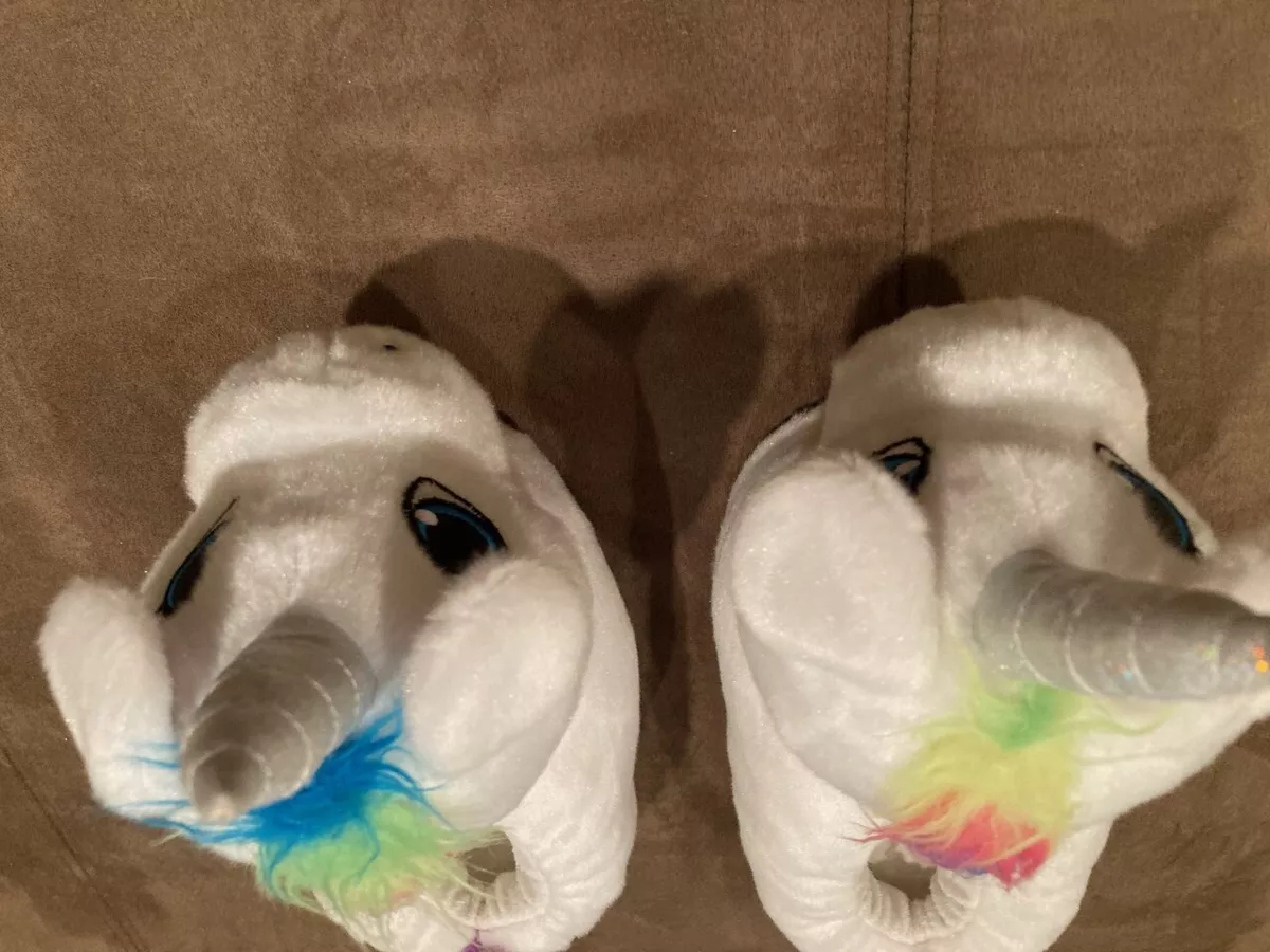 Unicorn shop slippers justice