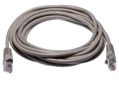 Cat 5 - 14FT  Ethernet Cable (RJ-45/8P8C) Grey (2 Pack)