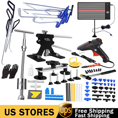 PDR 86pcs Car Body Dent Puller Bridge Lifter Tool Paintless Hail ...