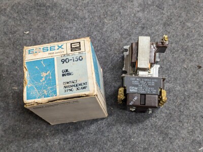 NEW RBM Essex 3 phase contactor Relay 90-150 24 VAC COIL 109660-1051 30 amp 250