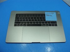 MacBook Pro A1990 15" 2018 MR932LL Top Case Palmrest w/Battery Grey 661-10345