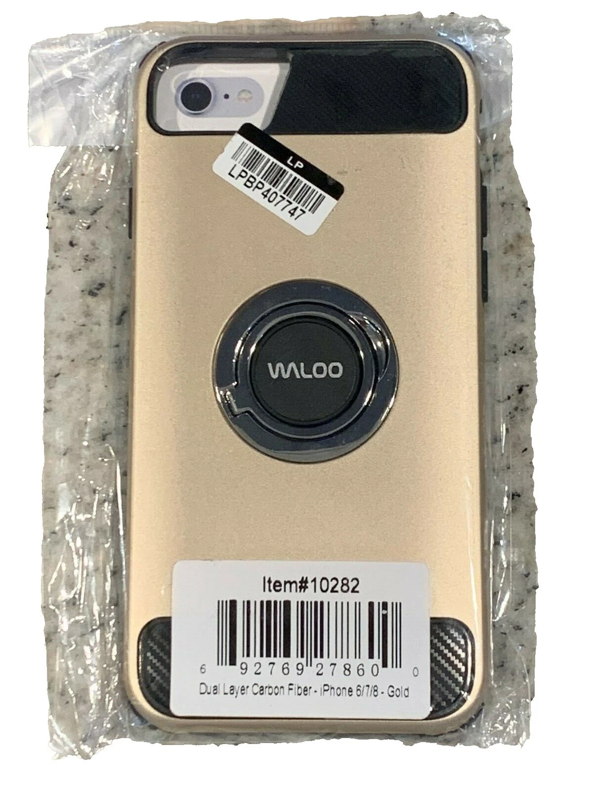 Teléfono celular de fibra de carbono híbrido casos para Apple iPhone 6