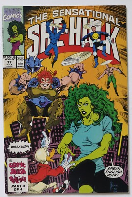 Sensational She-Hulk #17 NM (Marvel 1990) ''Cosmic Squish'' Pt 4, Howard the Duck
