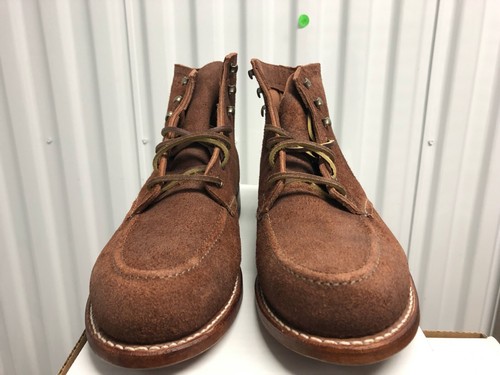 Wolverine 1000 Mile Original Moc Toe Boot Roughout Leather Cobblestone 9 W990182 | eBay