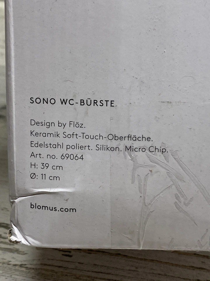 Blomus Sono Baño Inodoro Cepillo Satélite Nuevo Foto 3 de 4