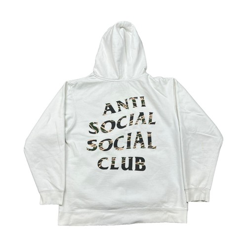 Anti Social Social Club mensz M Cigarette Hoodie “White” ASSW451 2019  *RP$99*