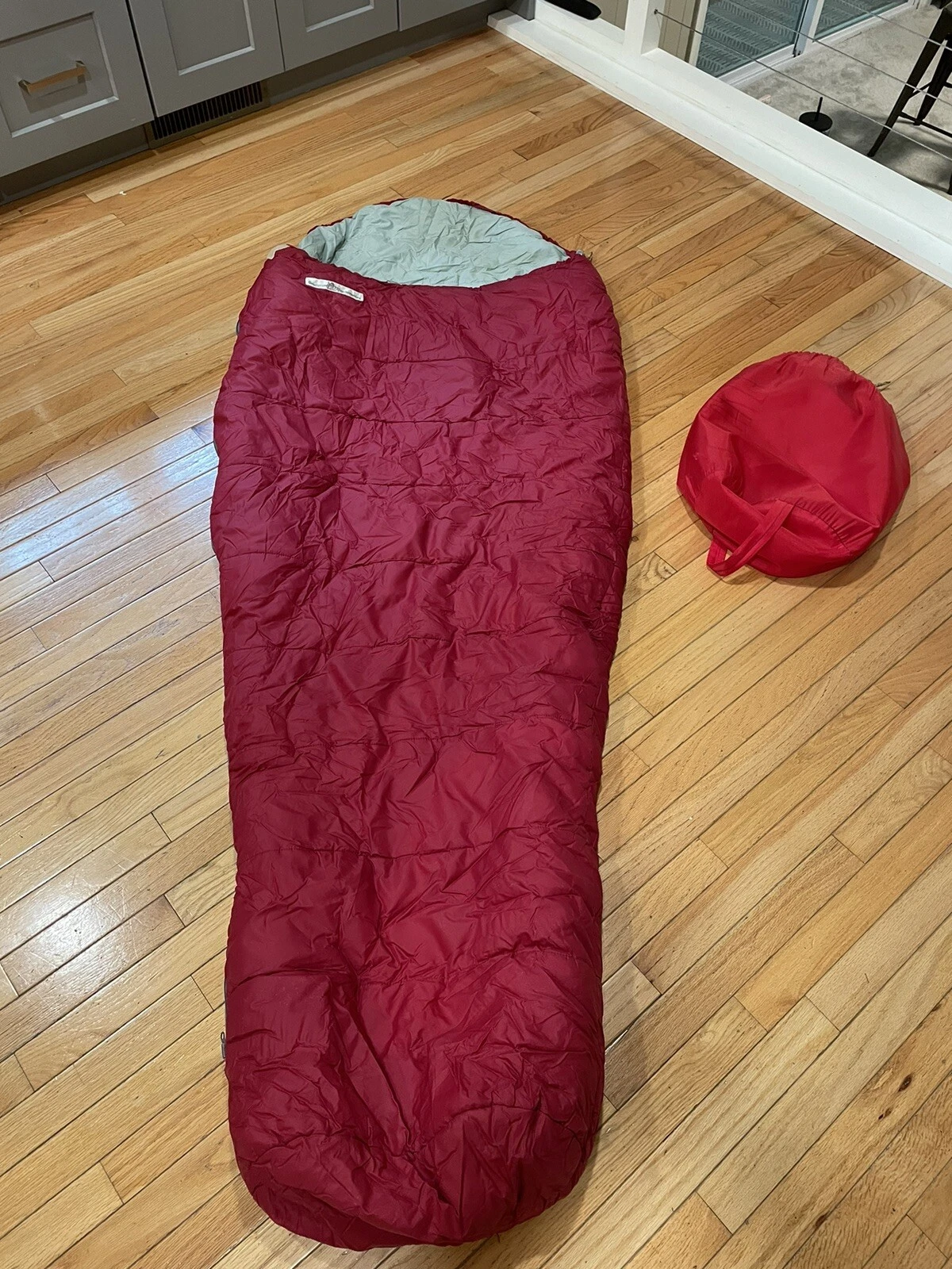 Mountaineering Bristlecone Vintage Red sleeping bag RARE Warm Made USA