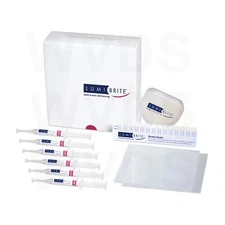 6-Syringe Pack LumiBrite Teeth Whitening Gel 22% Take-Home Patient Kit Exp:05/27