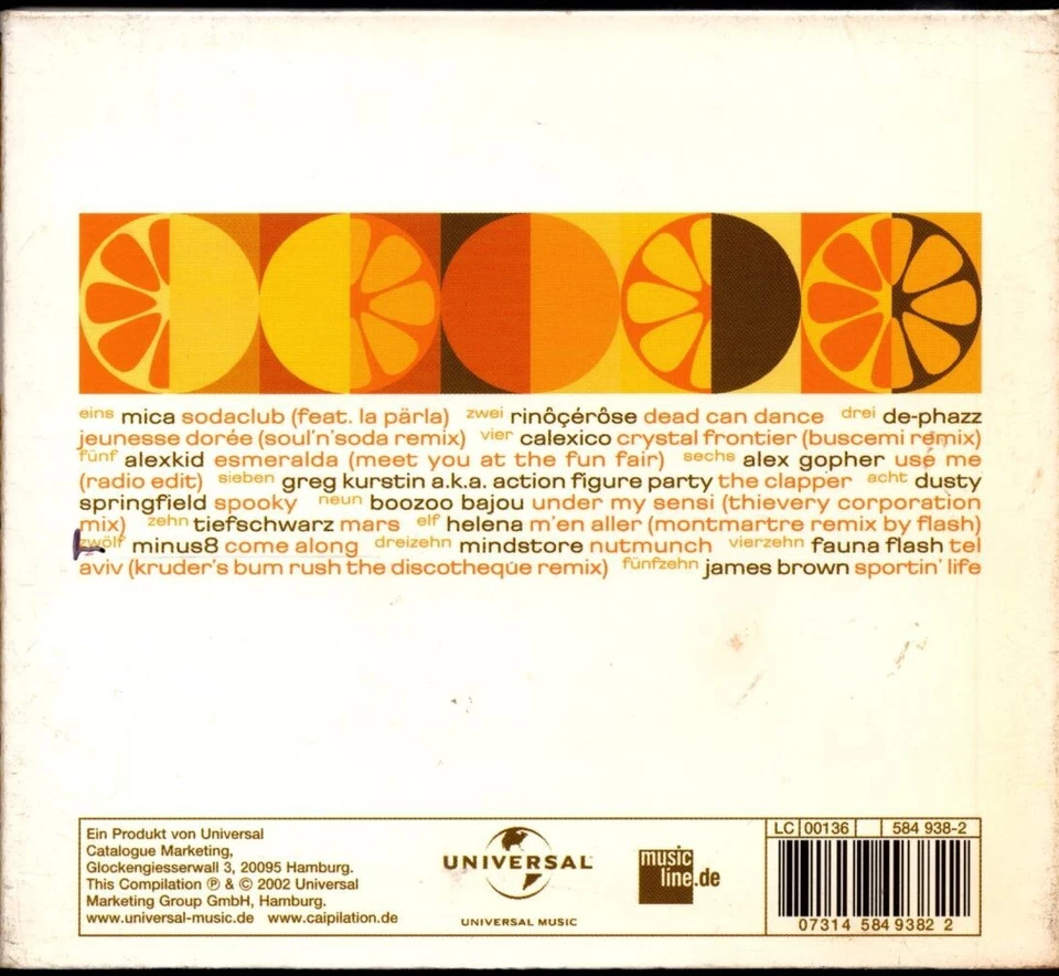 Caipilation Vol.2  -  Electronic Sampler  CD Album 2002 V.A. - Bild 2 von 3