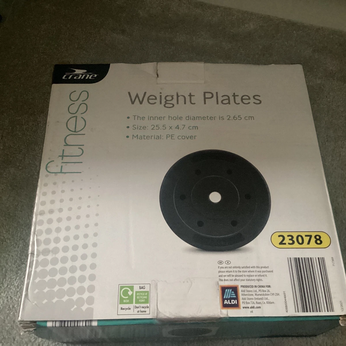 Crane Fitness Pack 2 x 5kg weight plates 10k In Total eBay