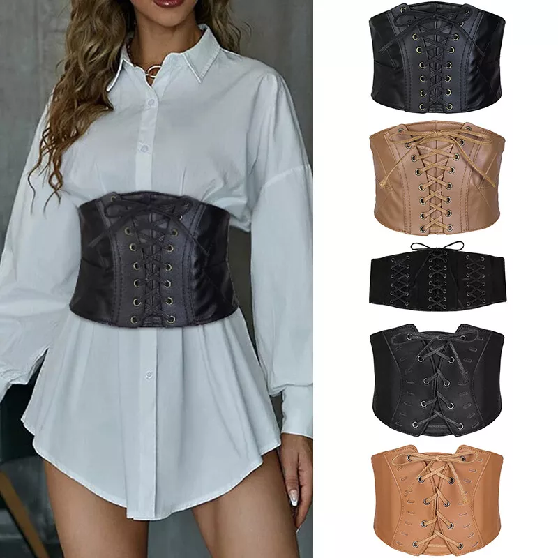 Corset Belt Tops for Women XS - XXXL Lace Up Waist Belt Bustiers Corsets  Cincher