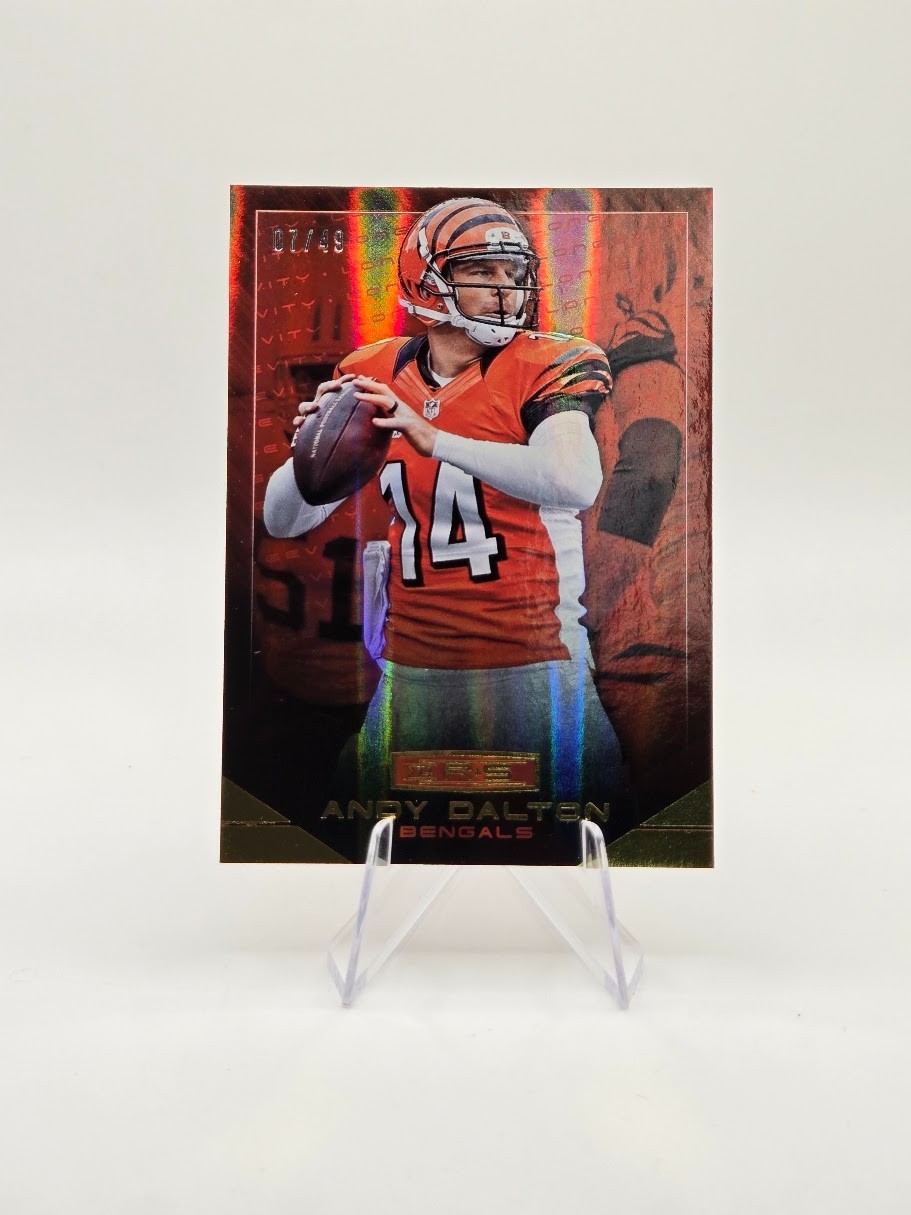 Andy Dalton 2014 Panini Rookies & Stars Orange SP /49 #8 Bengals