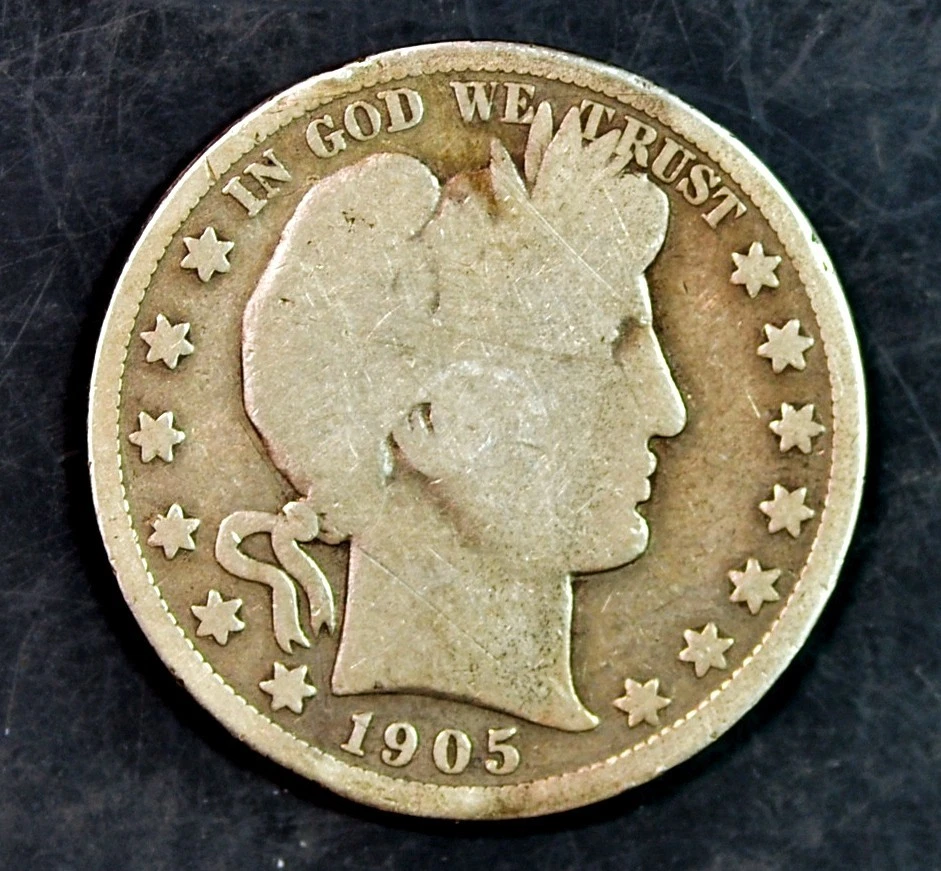 1905 Year Barber Half Dollars (1892-1915) for sale | eBay