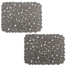 Yolife Pebble Sink Mats for Stainless  Porcelain Sinks, PVC Saddle Protector...