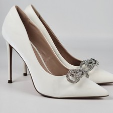 Dream Pairl White Wedding Wear Women’s Size 8.5 Heels Dress Shoes