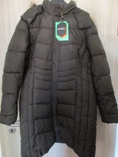 Icepeak Steppmantel Wintermantel Paiva braun dunkelbraun Gr. 48 Kapuze Kunstpelz