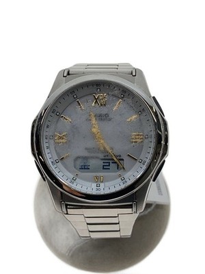 CASIO WAVECEPTOR Solar Radio Ana Digi Watch Near Mint JAPAN