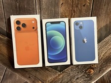 Lot of 3 Empty Box iPhone 17 Pro Max Orange Blue iPhone 12 and 13 VG