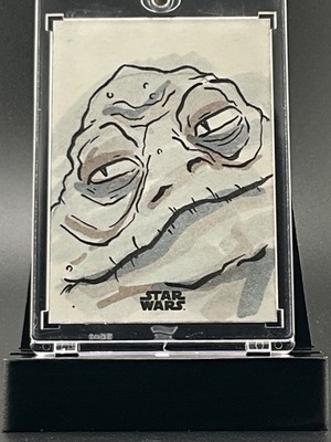 Topps Star Wars JABBA THE HUTT Sketch Card